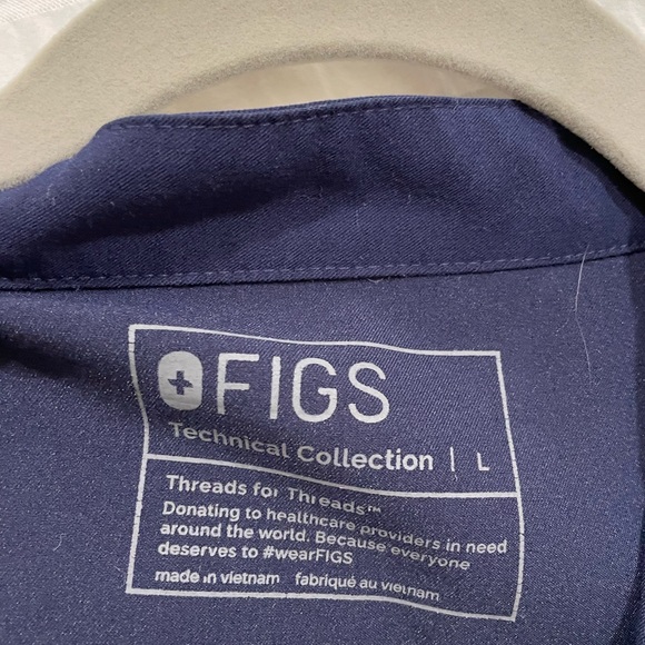 Figs Rafaela oversized scrub top navy L - Picture 4 of 5